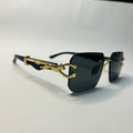 Black & Gold Statement Sunglasses