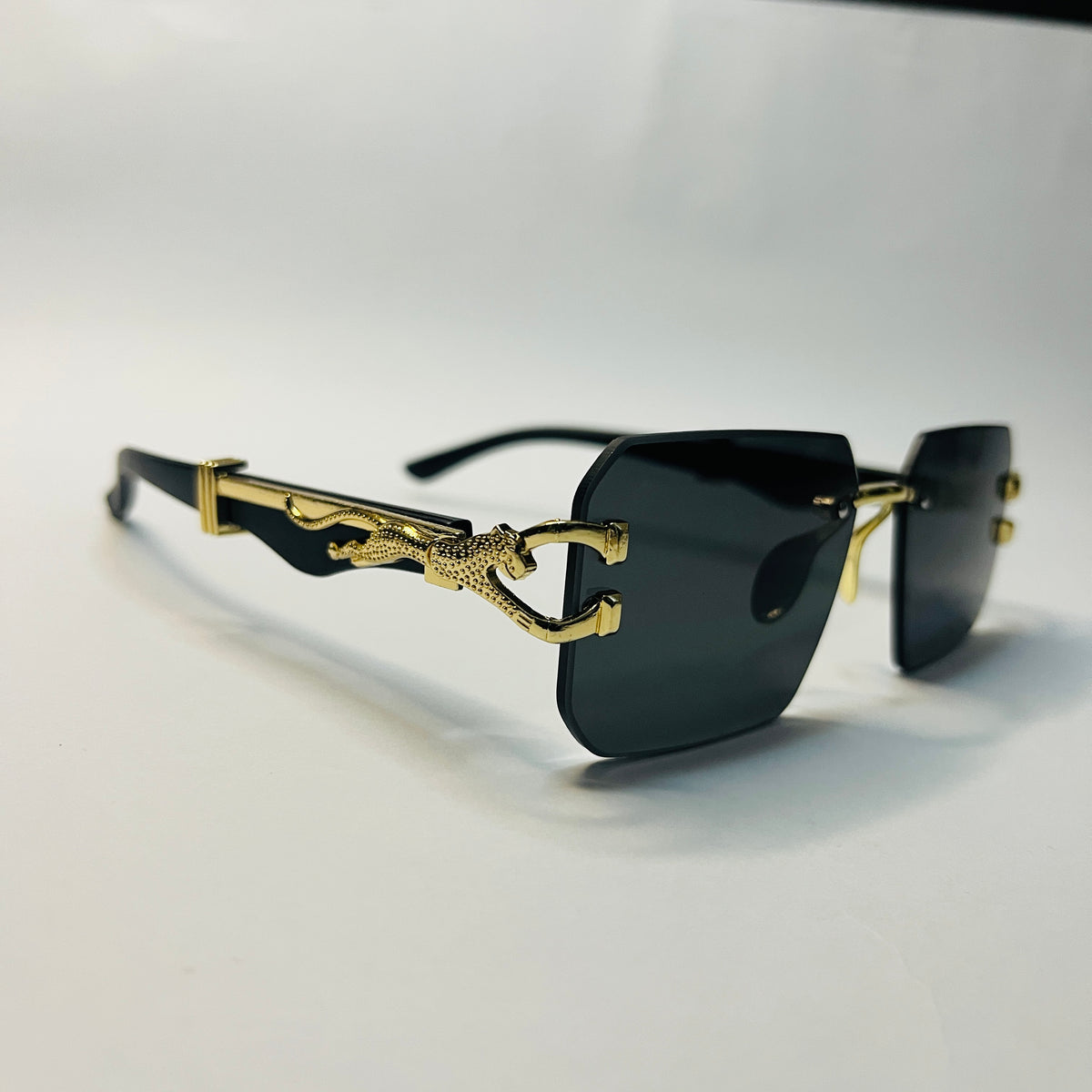 Black & Gold Statement Sunglasses