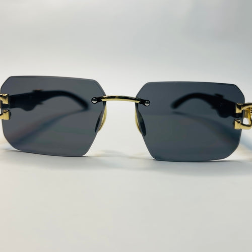 Black & Gold Statement Sunglasses